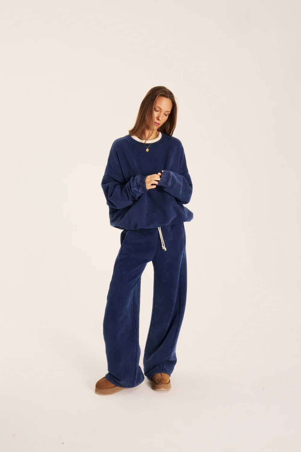 Bluza Jumbo 2.0 SKIN Vintage Navy Blue - Image 5