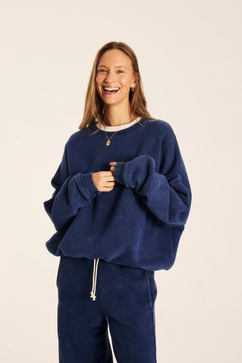 Bluza Jumbo 2.0 SKIN Vintage Navy Blue - Image 7