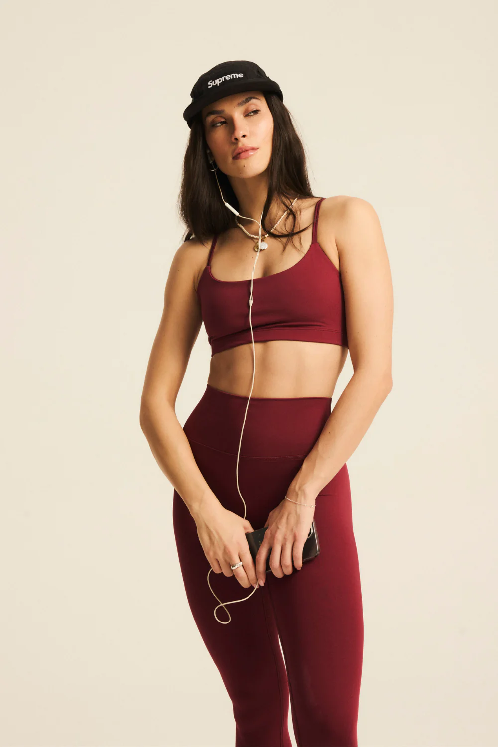 Bra Top Active Zumba Burgundy - Image 3