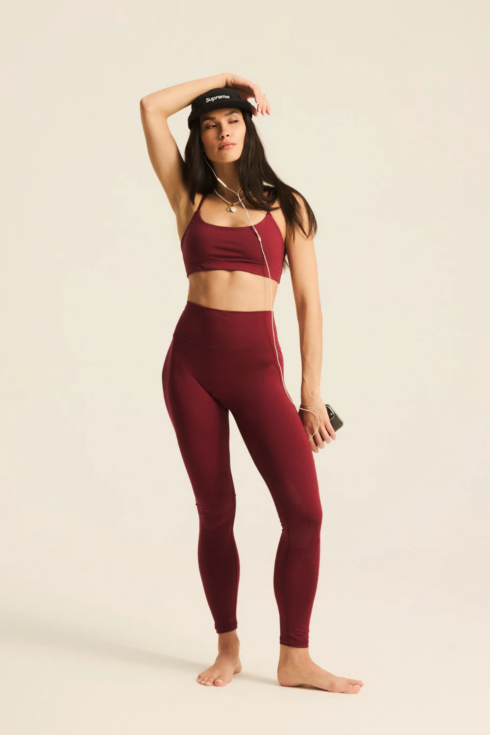 Bra Top Active Zumba Burgundy - Image 5