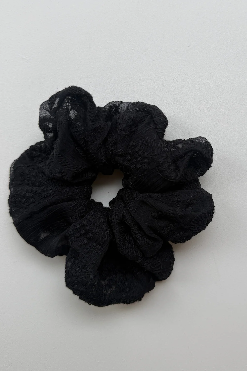 Gumka Scrunchie Black Embroidery - Image 3