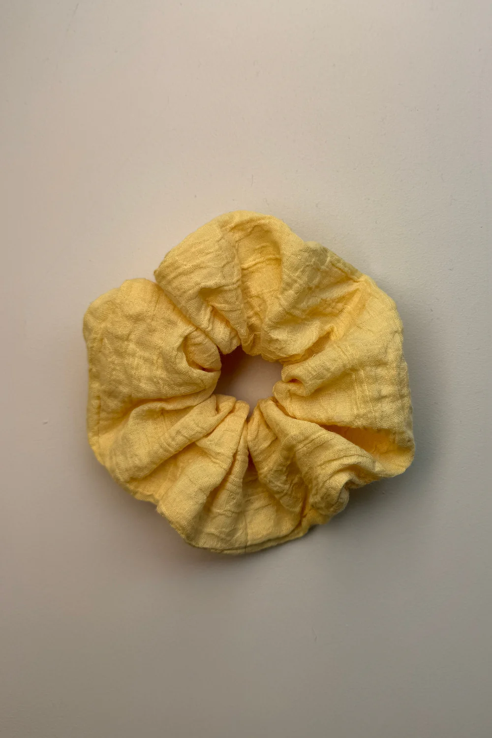Gumka Scrunchie Pale Banana Jacquard
