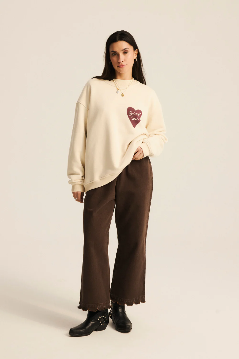Jeansy Kiki Wave Dark Brown - Image 6