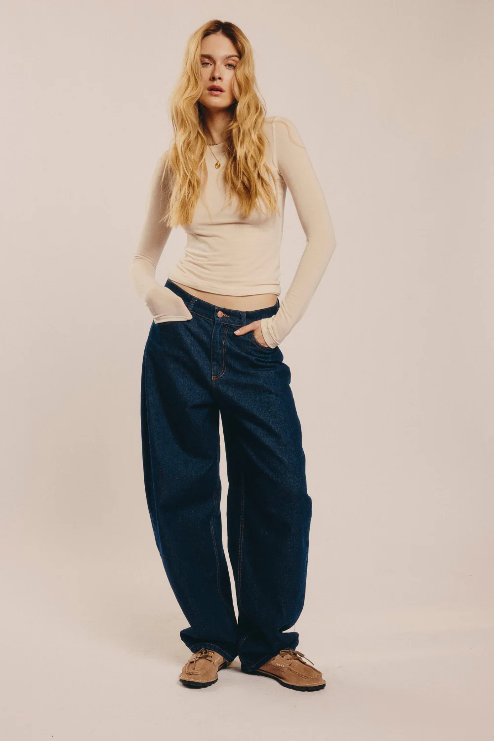 Jeansy Poco Baggy Denim Indigo - Image 11