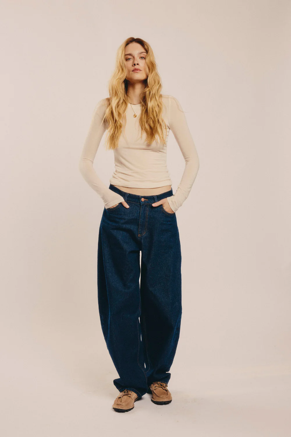 Jeansy Poco Baggy Denim Indigo - Image 6