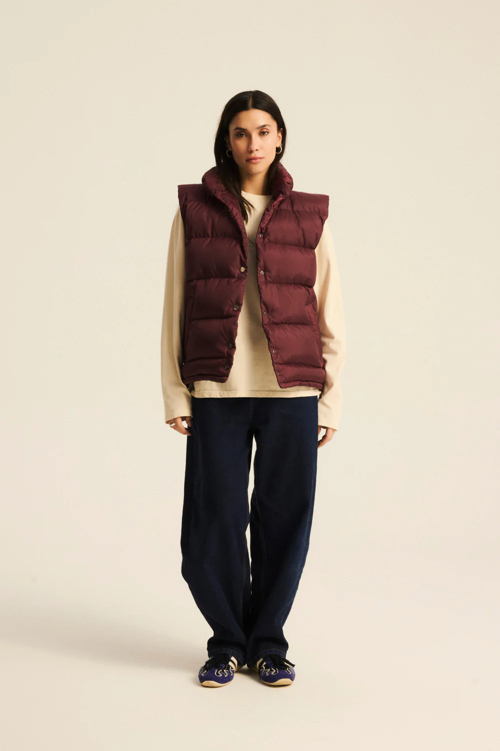 Kamizelka Puchowa Sierra Plum Burgundy - Image 10