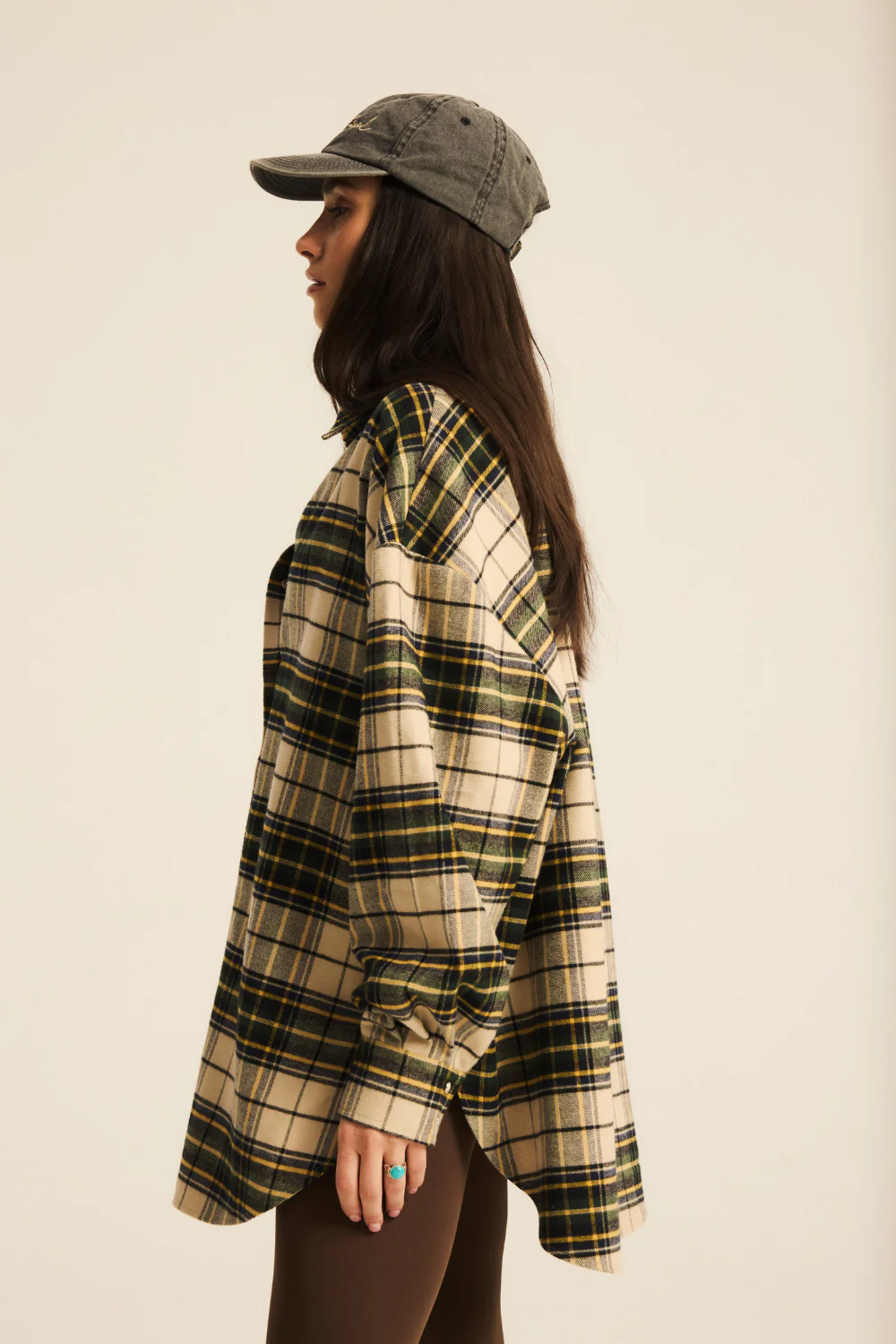Koszula Chelsea Plaid Heavy Cream/Green - Image 5