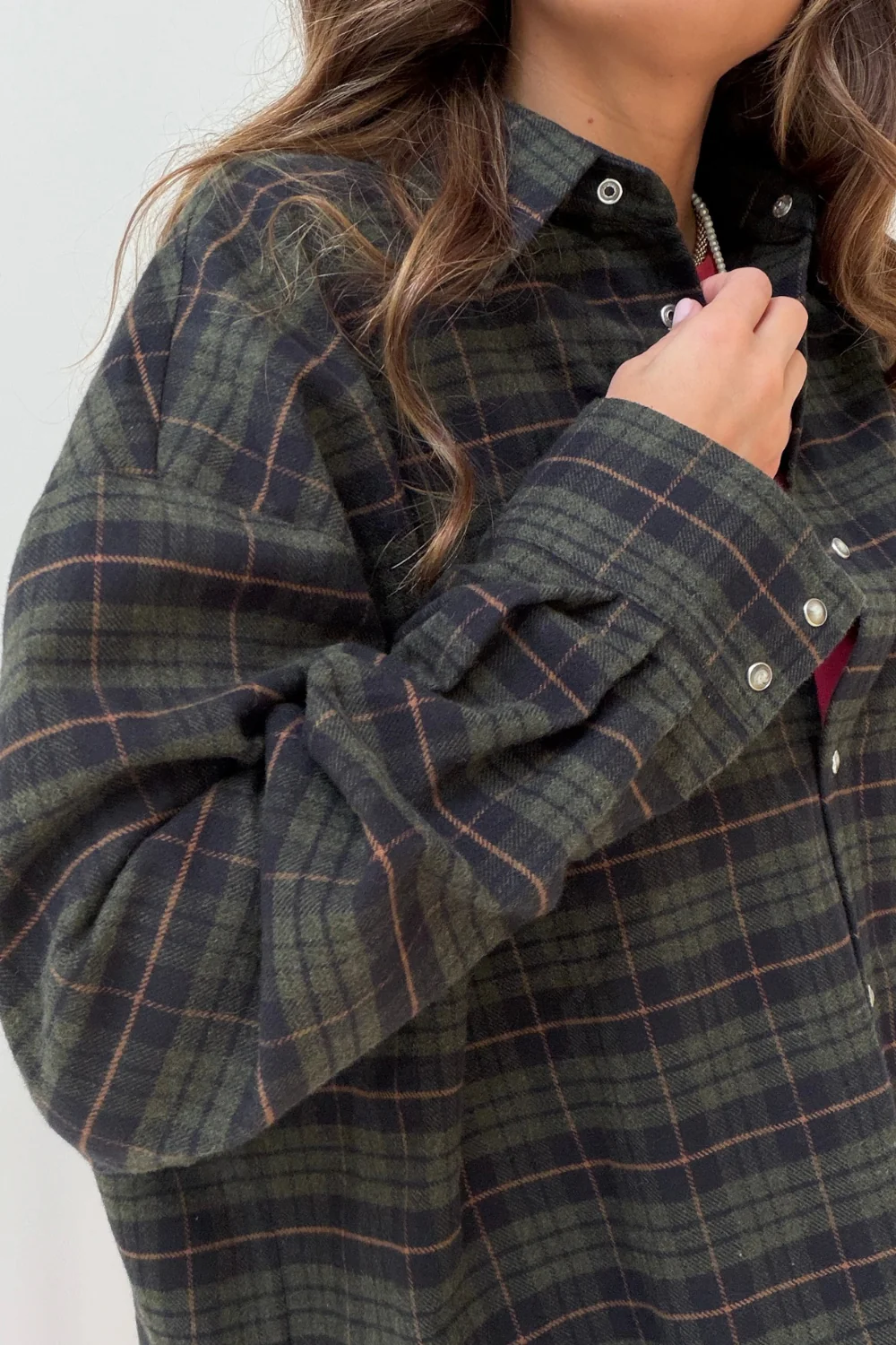 Koszula Chelsea Plaid Heavy Dark Green - Image 2