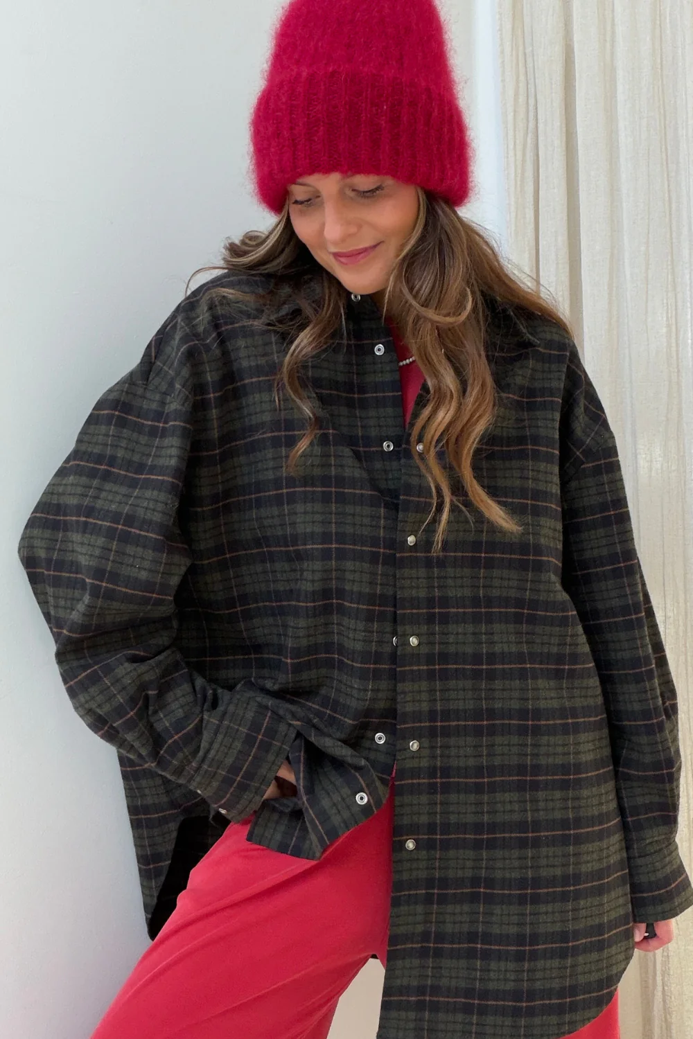 Koszula Chelsea Plaid Heavy Dark Green - Image 8