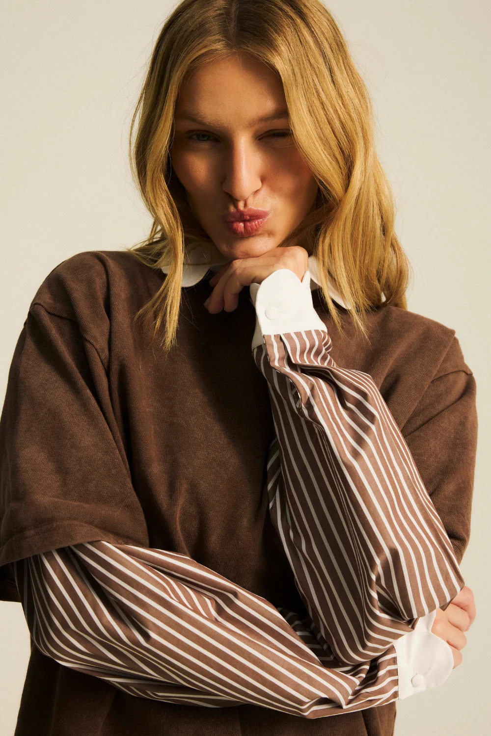 Koszula Estelle Chocolate Stripes - Image 10