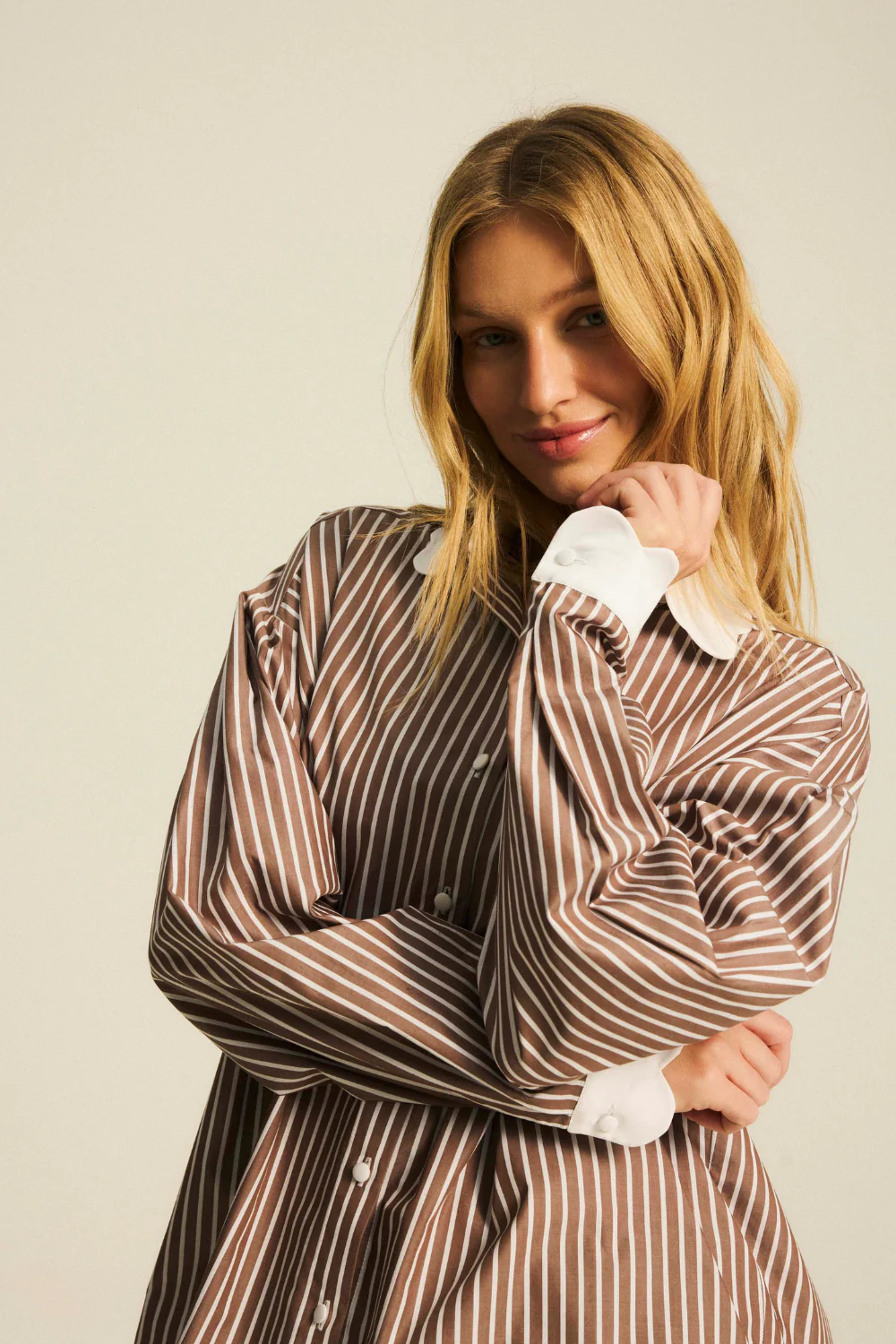Koszula Estelle Chocolate Stripes - Image 3