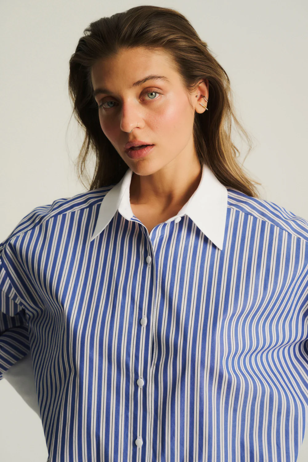 Koszula Kayla Blue Stripe - Image 13