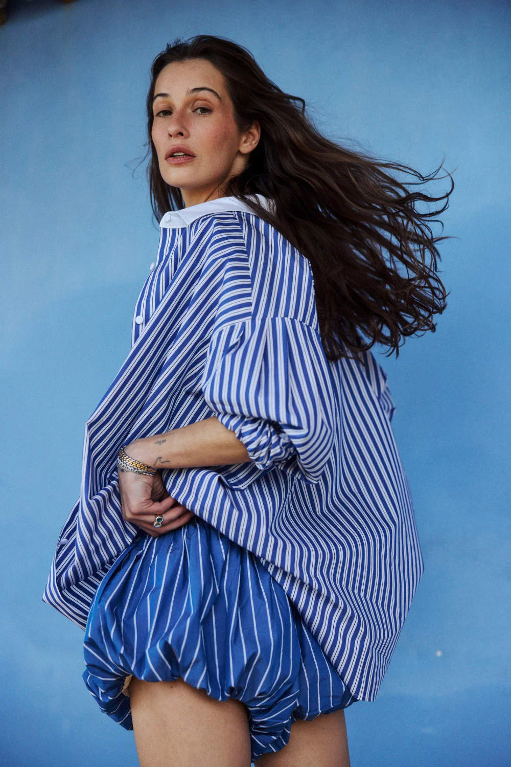 Koszula Kayla Blue Stripe - Image 16
