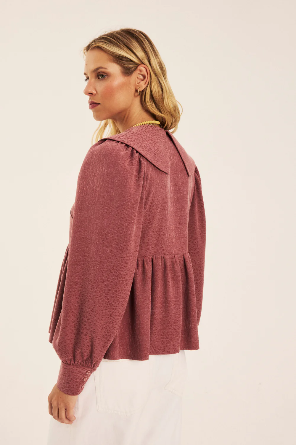 Koszula Nicola Mauve Jacquard - Image 6