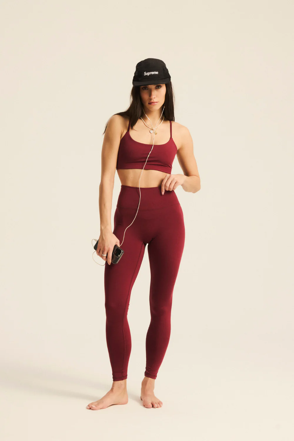 Legginsy Active Yin Burgundy - Image 6
