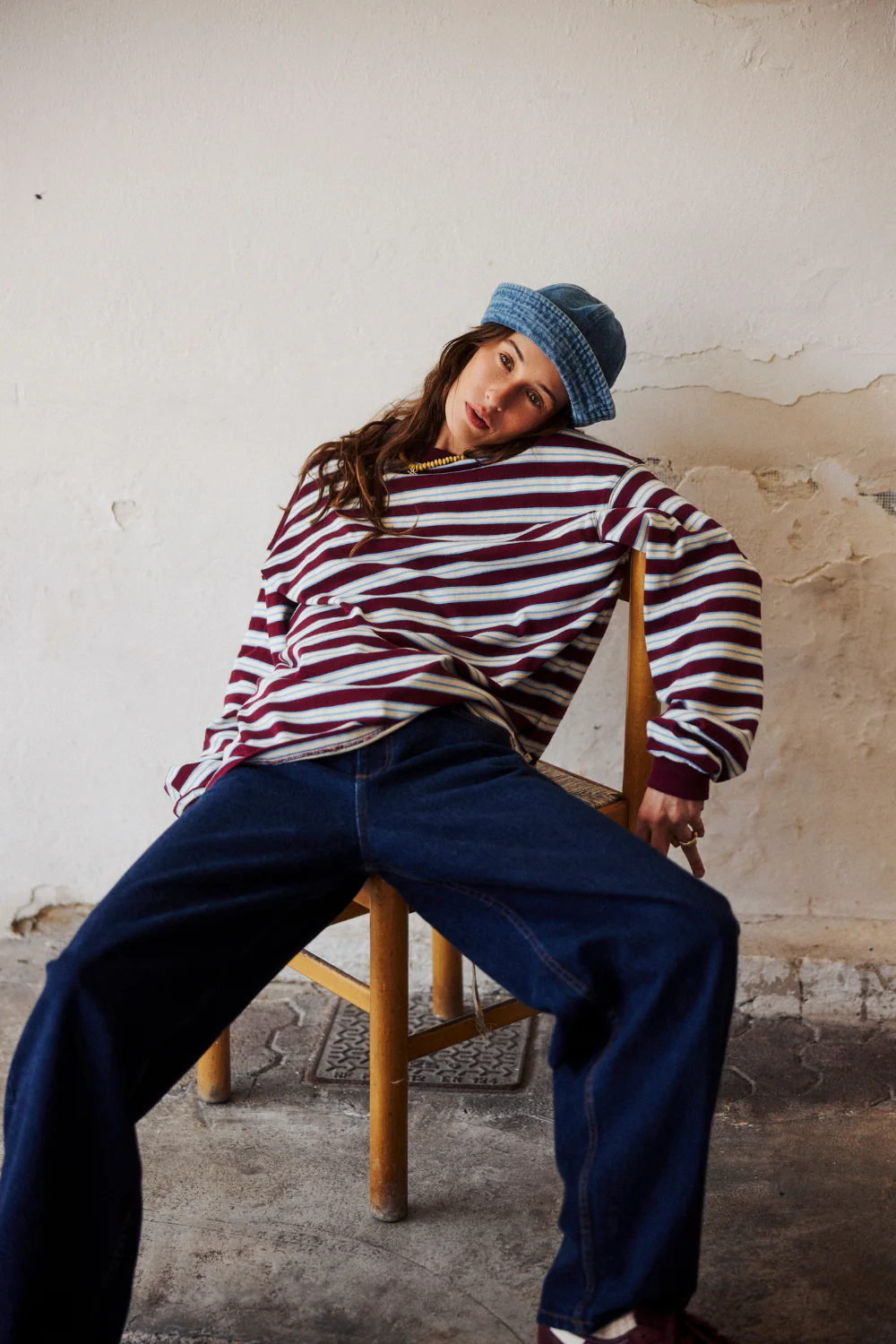 Longsleeve Astor Heavy Blue/Blackberry - Image 10