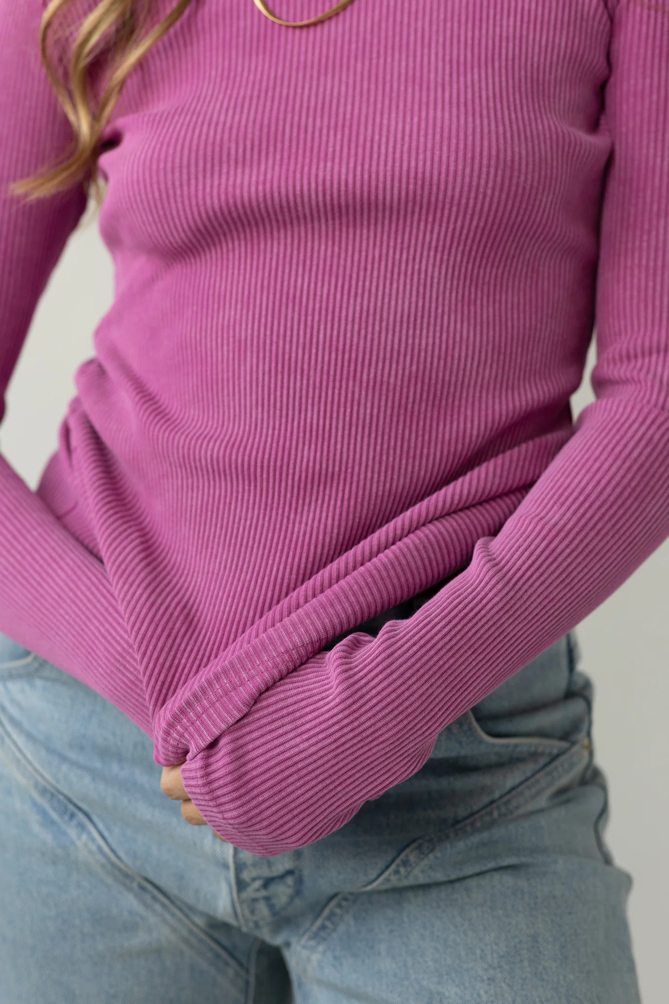 Longsleeve Classic Vintage Magenta - Image 4