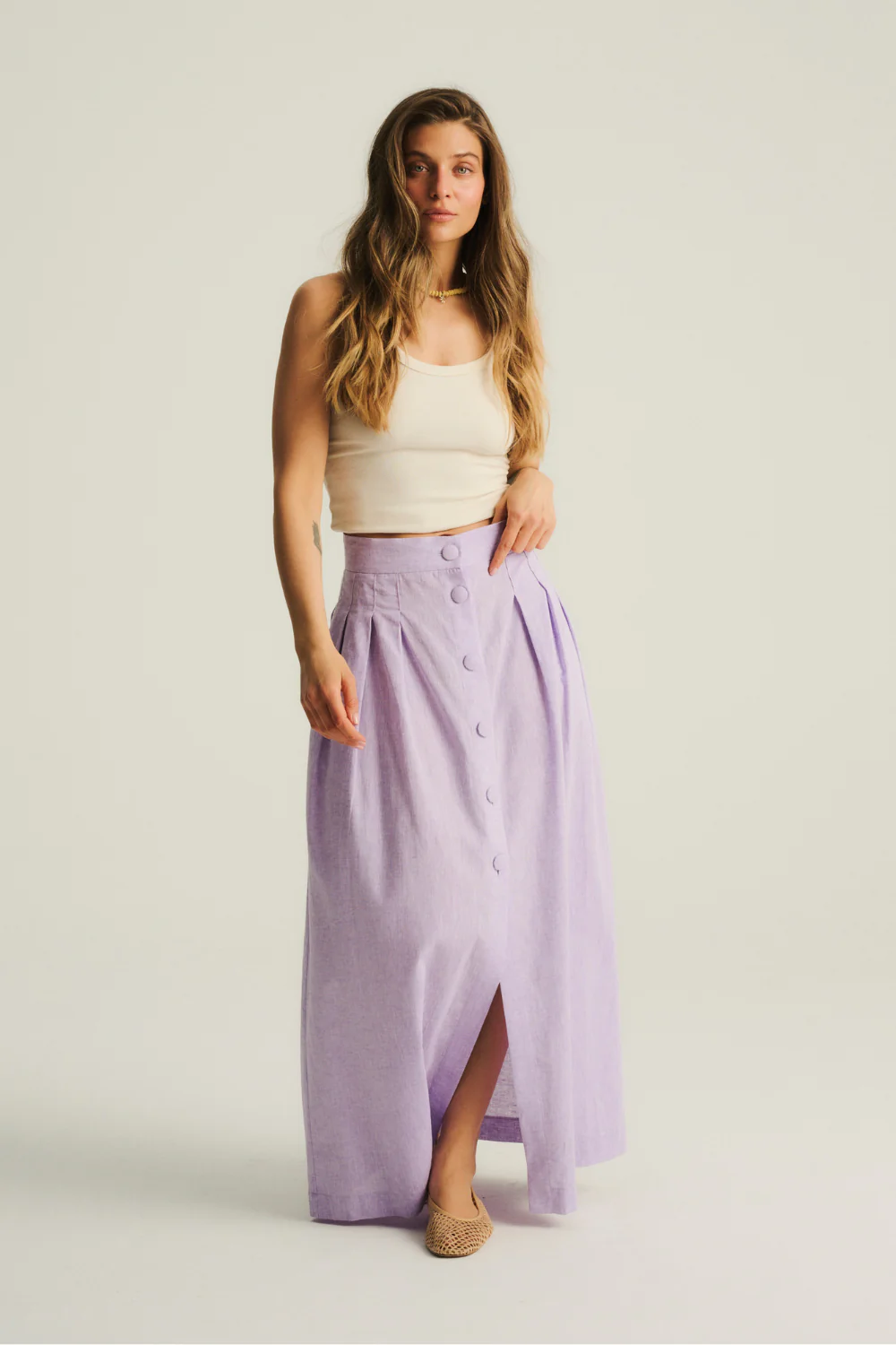 Spódnica Celeste Lilac - Image 6