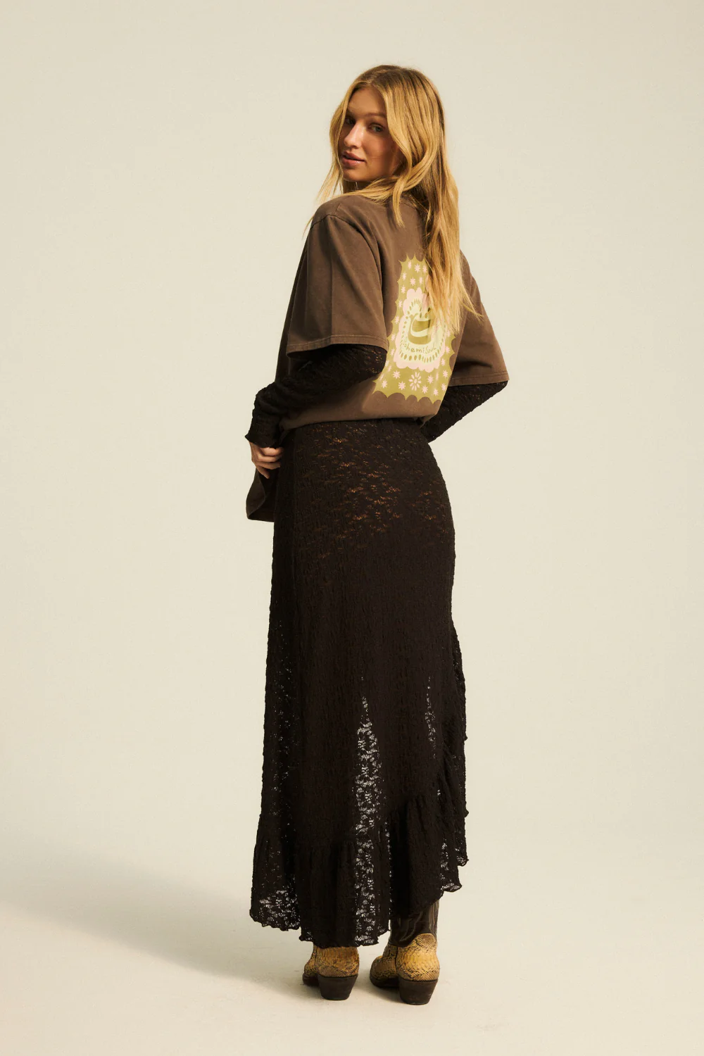 Spódnica Marissa Lace Bitter Chocolate - Image 6