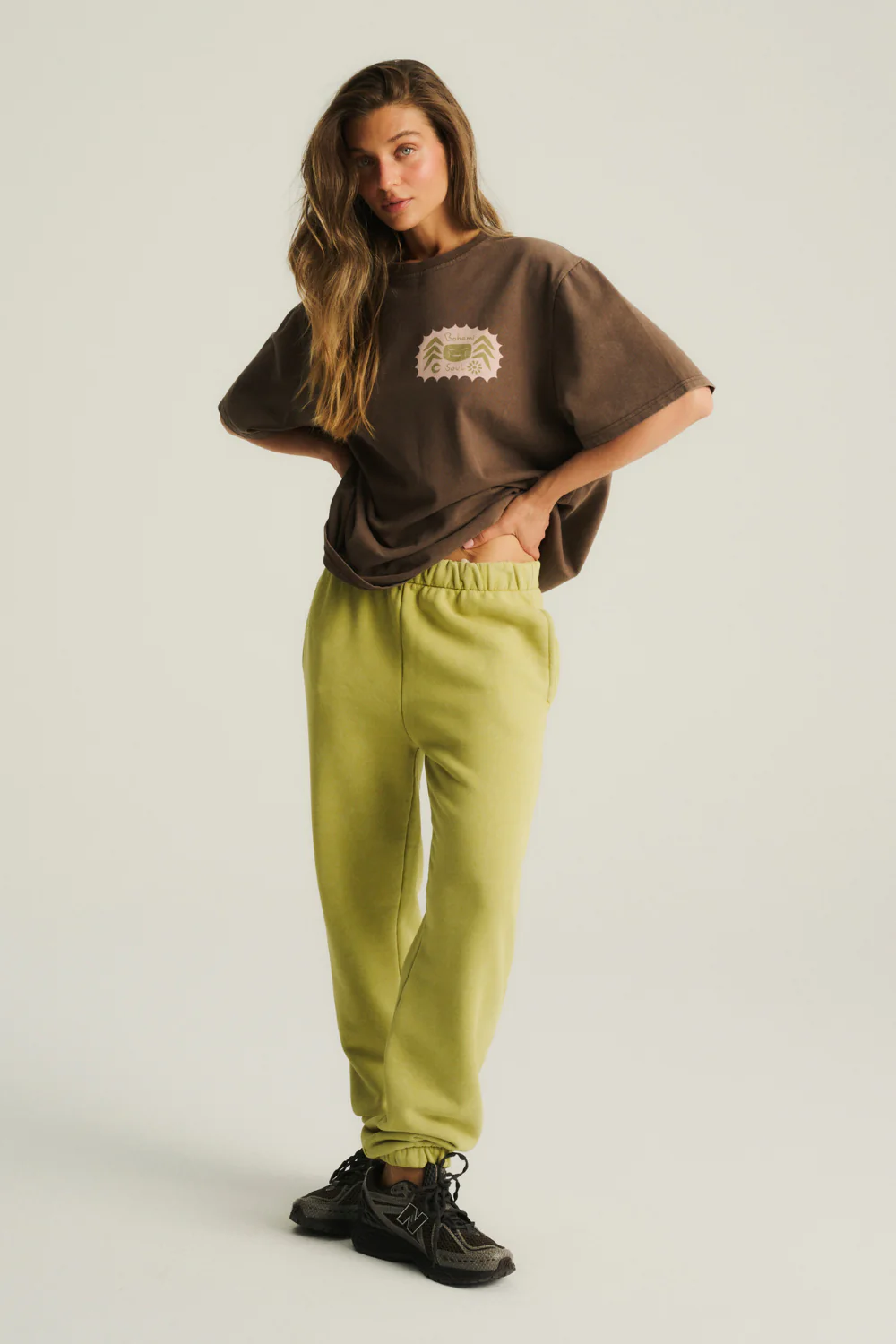 Spodnie Cali Vintage Lime - Image 4