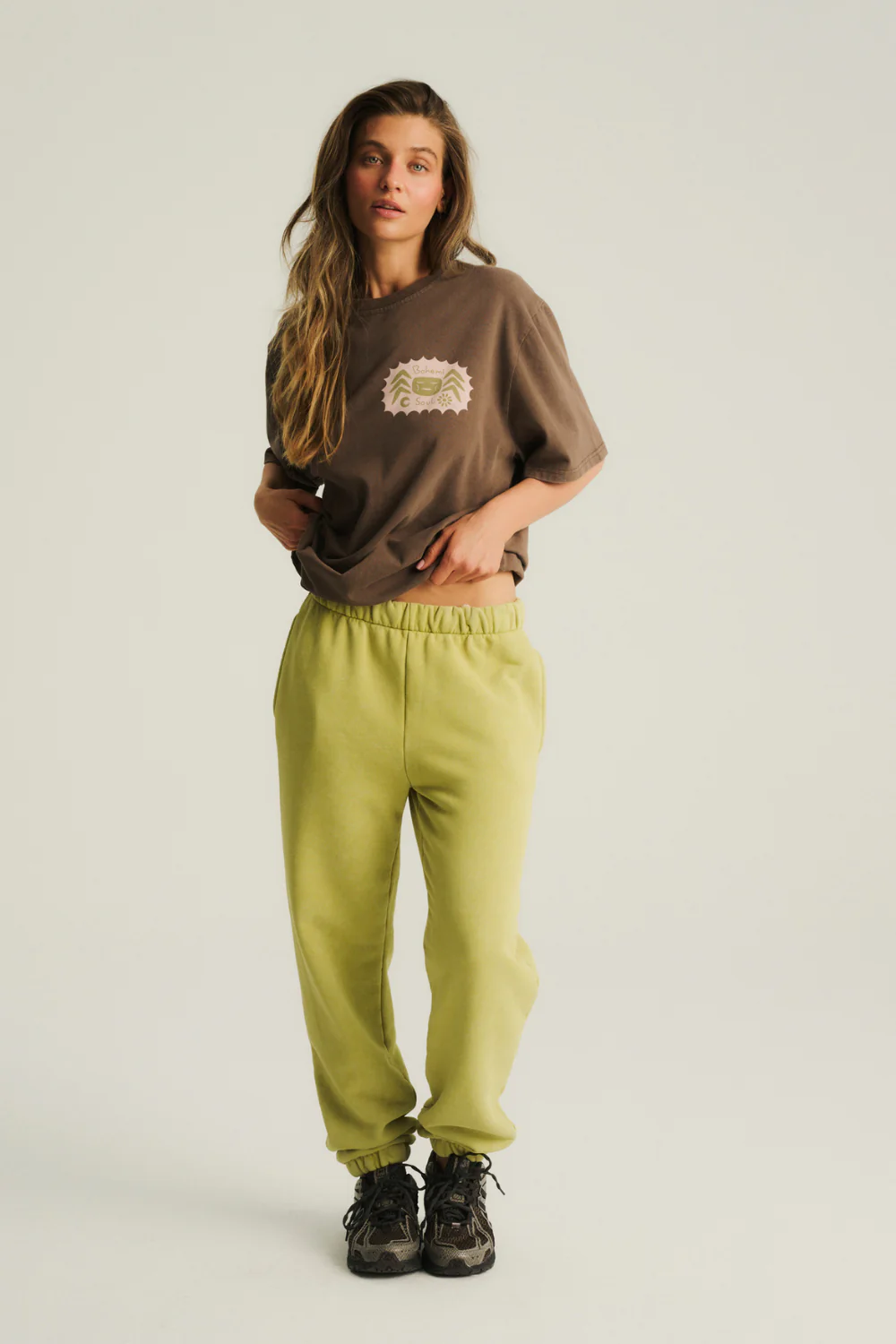 Spodnie Cali Vintage Lime - Image 5