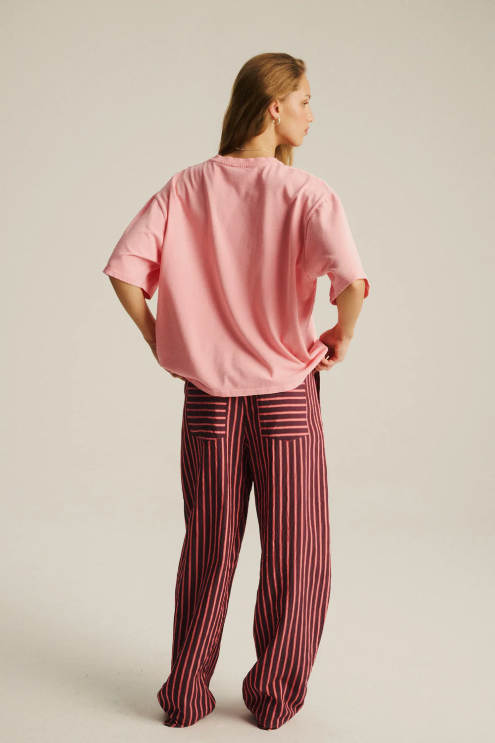 Spodnie Fuerte Plum Stripes - Image 6