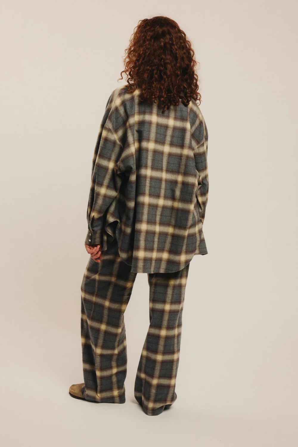 Spodnie Jackson Plaid Grey Brown - Image 7