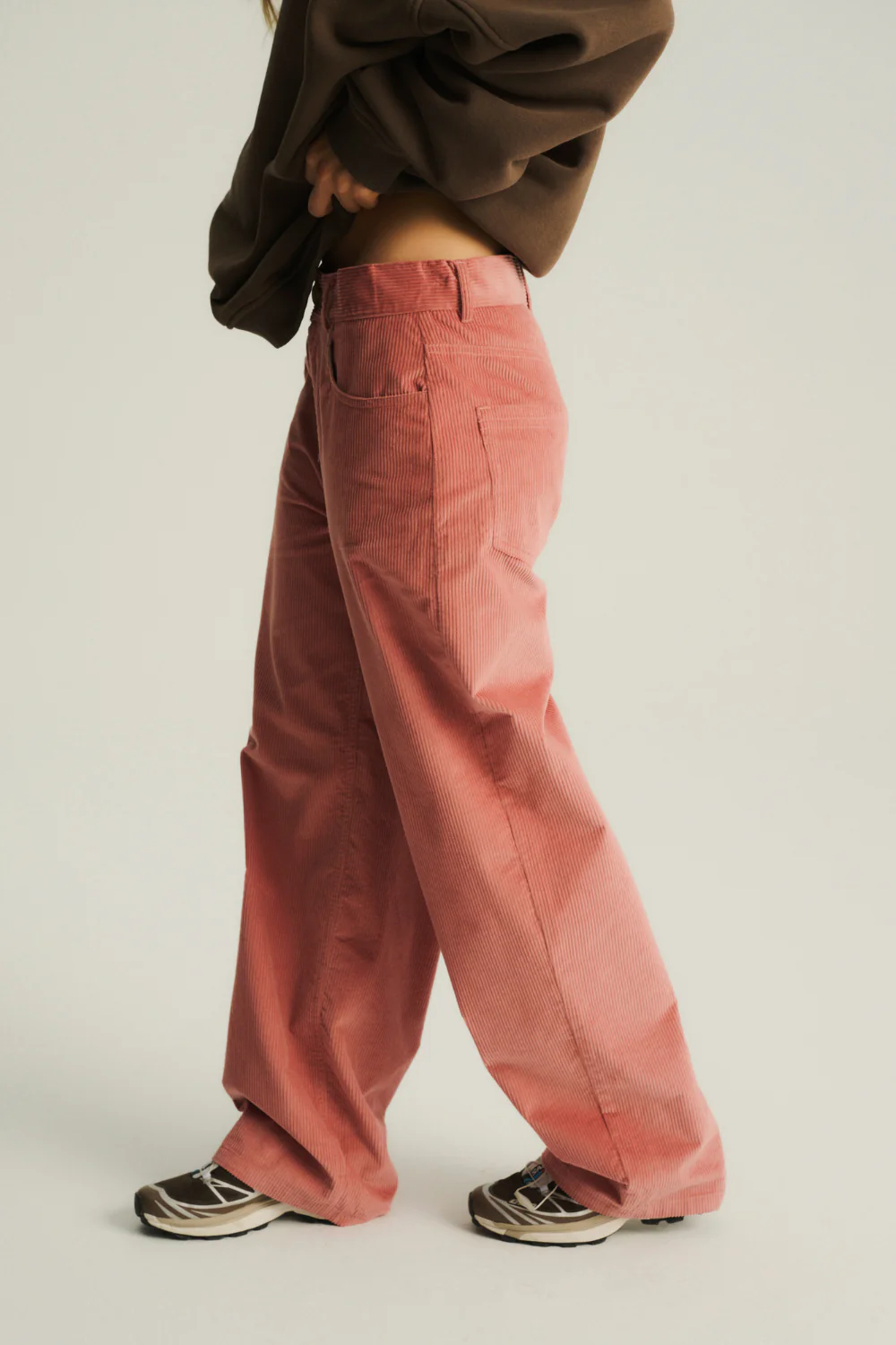 Spodnie Sztruksowe Cheeky Dusty Rose - Image 6