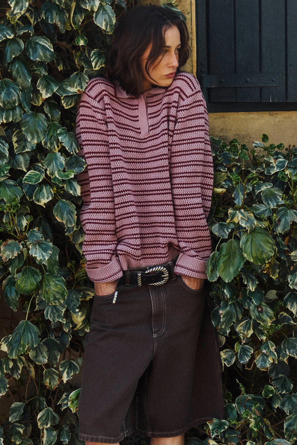 Sweter Polo Texas Heather Pink - Image 5