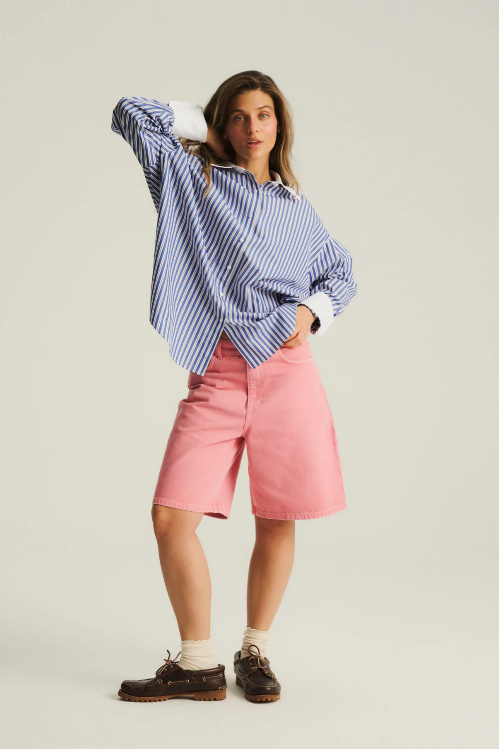 Szorty Jeansowe Mason Pink - Image 16