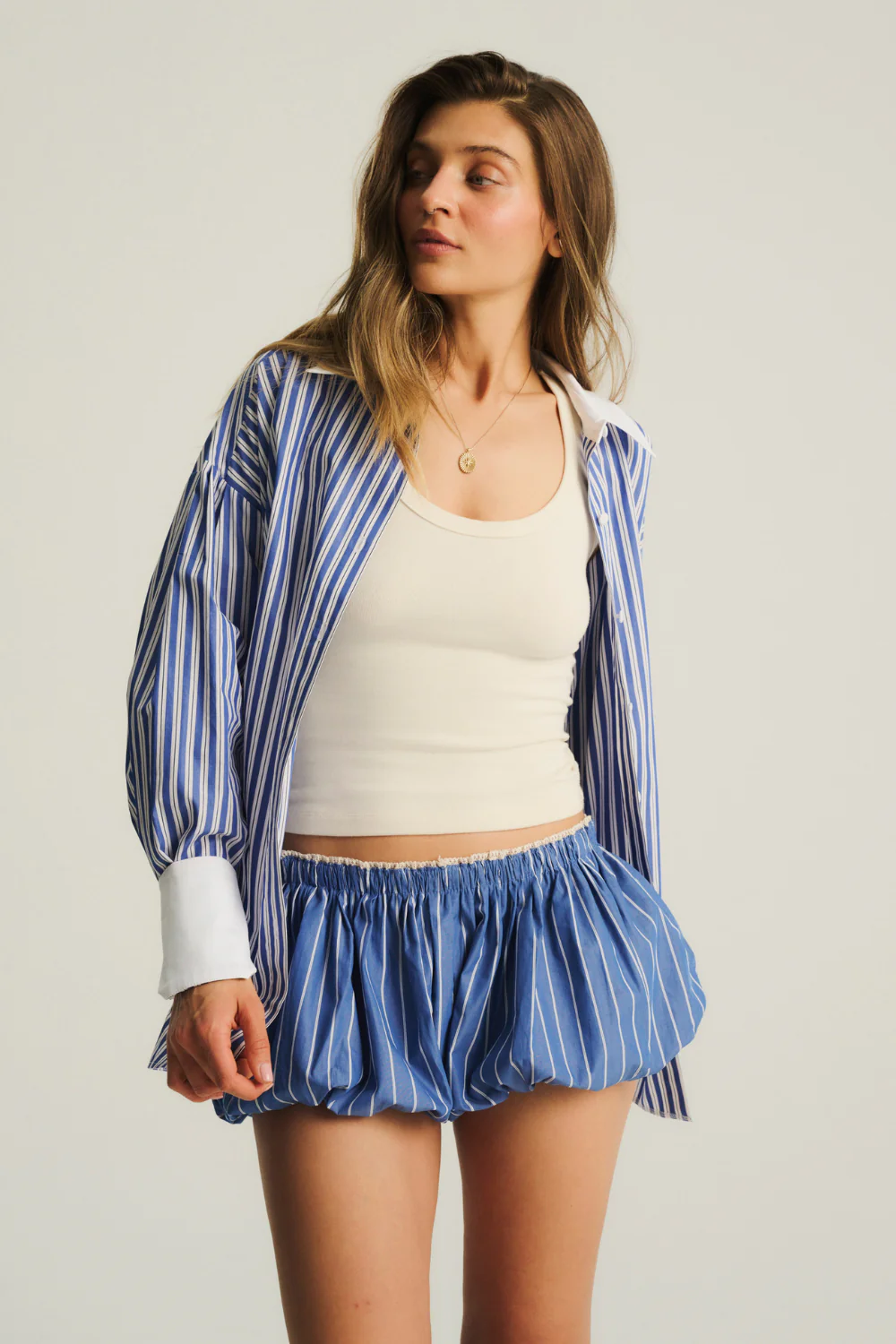 Szorty Hush Lace Navy Stripe - Image 4