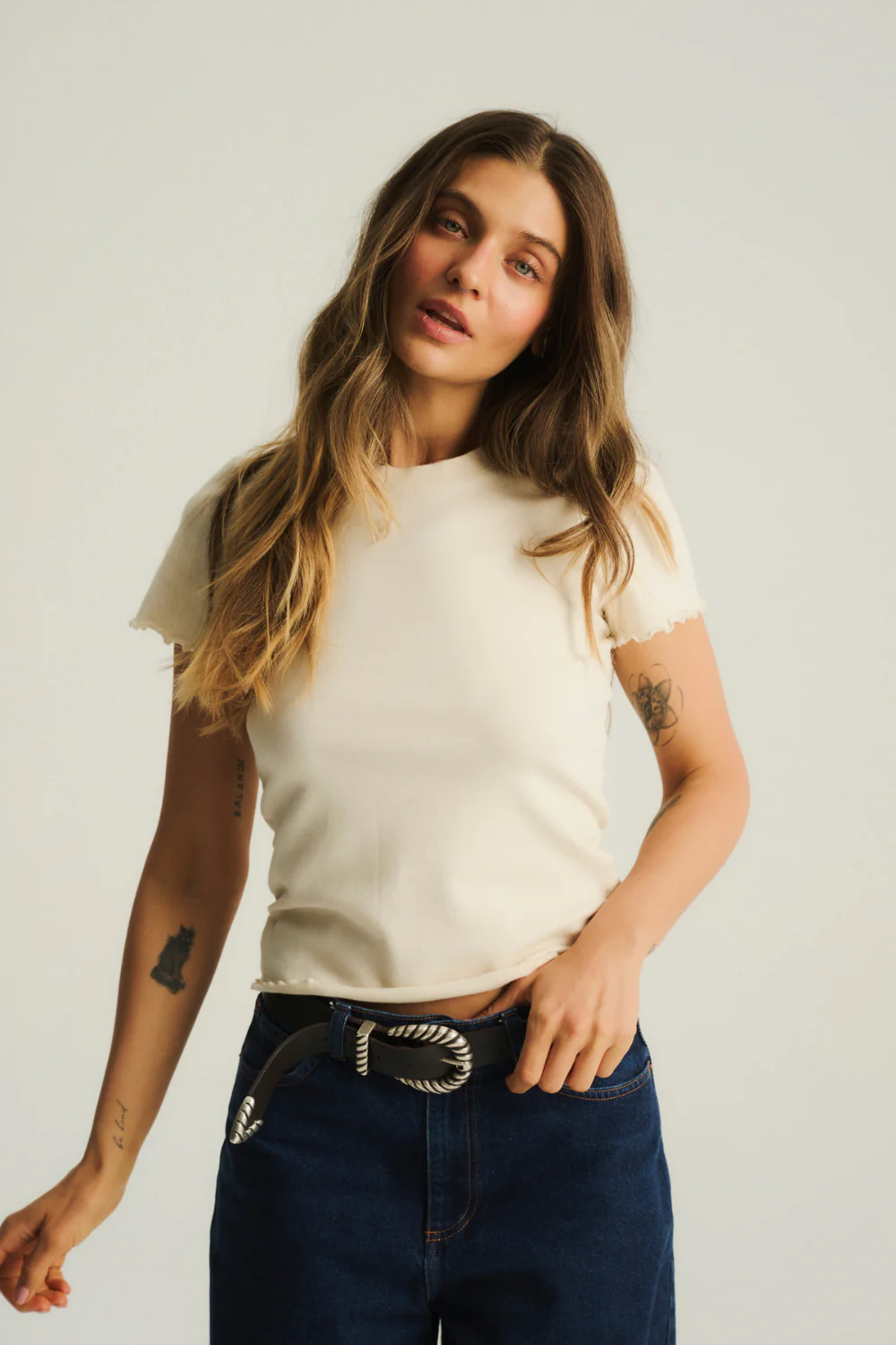 T-shirt Oscar Softened Cream - Image 6