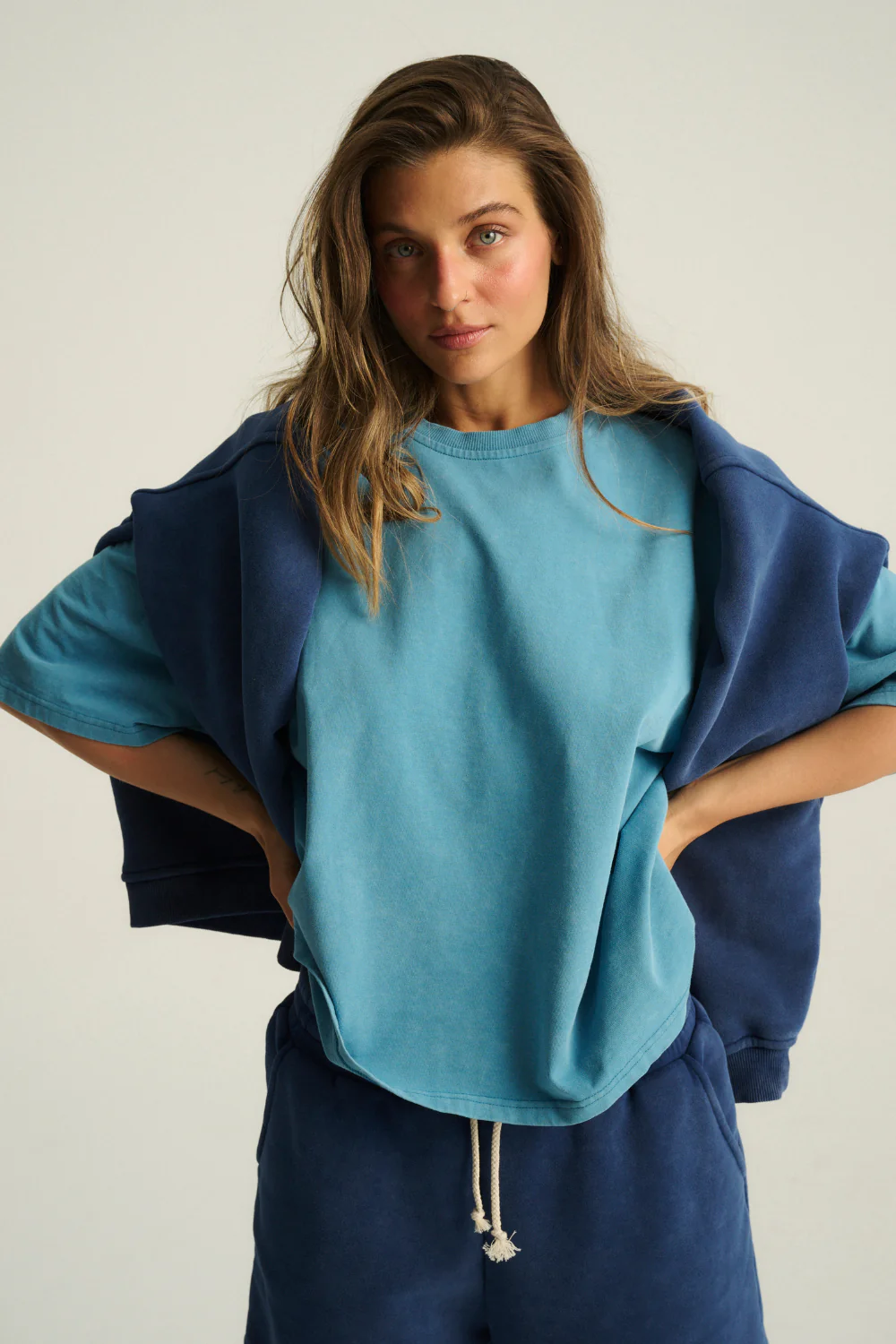 T-shirt Piper Medium Vintage French Blue - Image 6