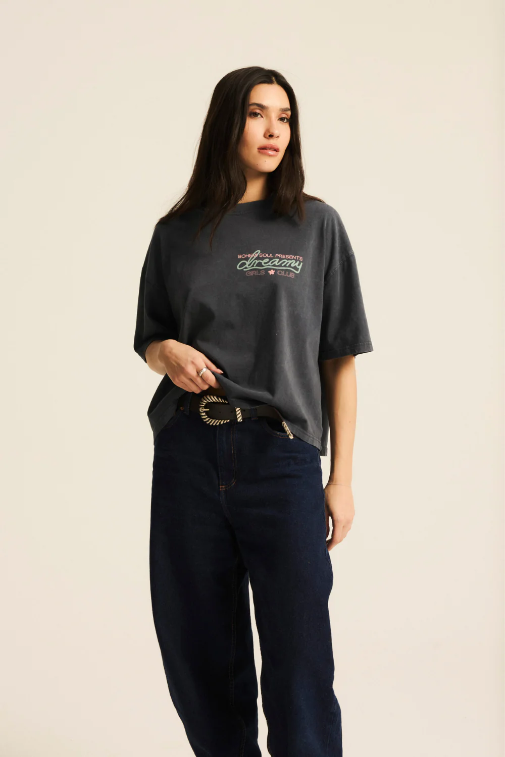 T-shirt Salome Vintage Graphite Dreamy Girls - Image 5