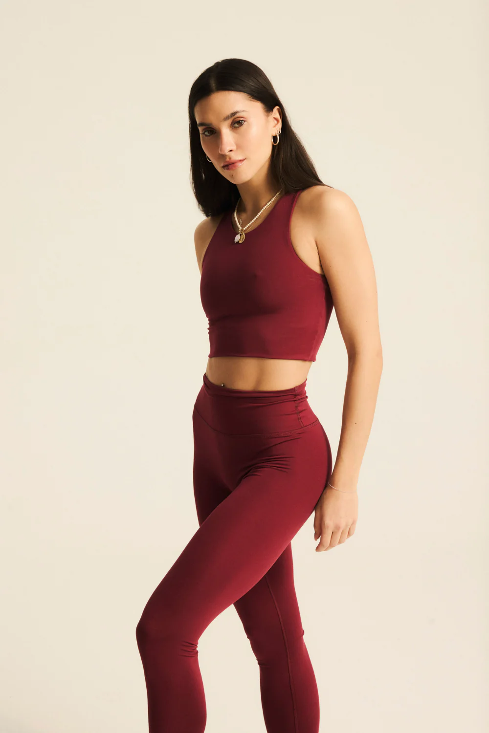 Tank Top Active Asana Burgundy - Image 8