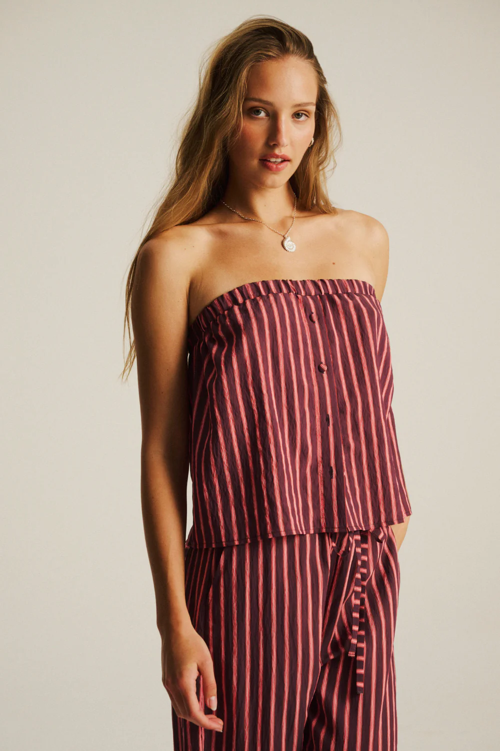 Top Debra Plum Stripes - Image 4