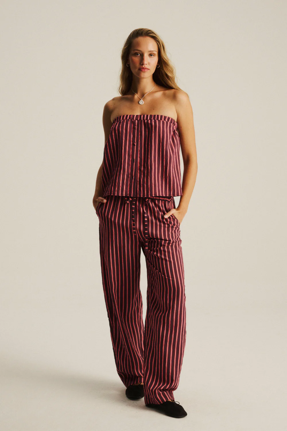 Top Debra Plum Stripes - Image 5