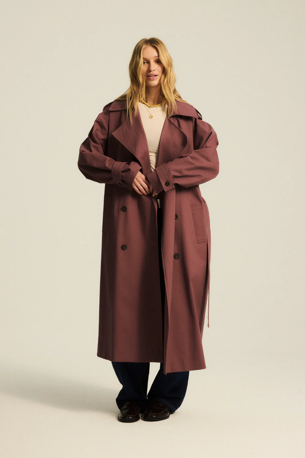Trencz Armand Flowy Dusty Plum - Image 3