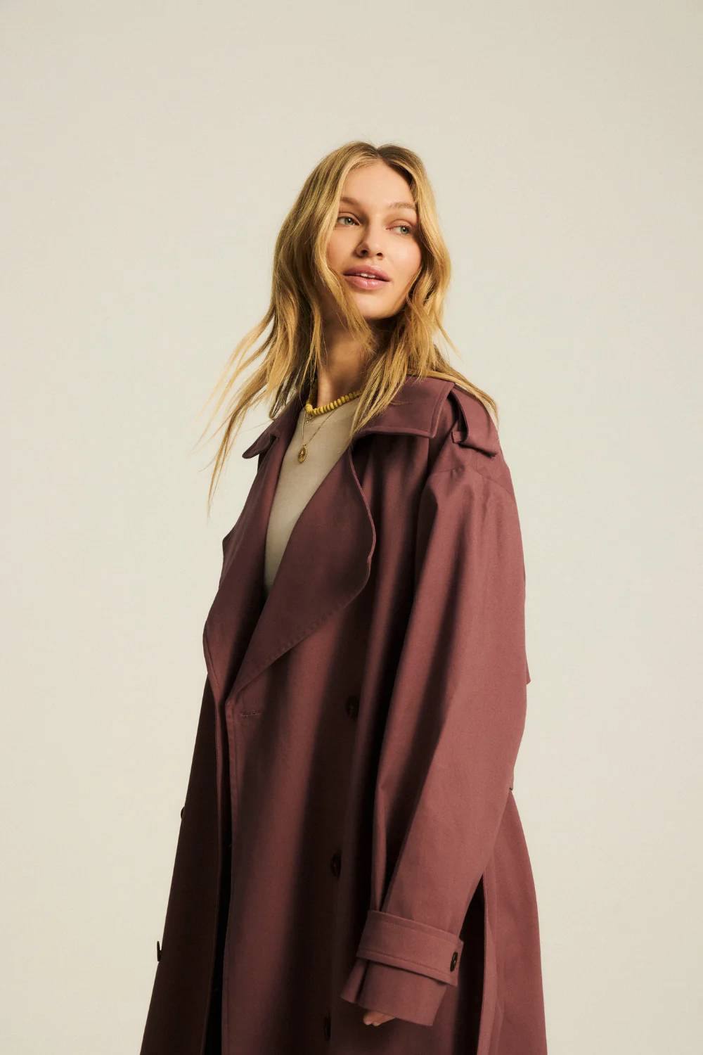 Trencz Armand Flowy Dusty Plum - Image 4